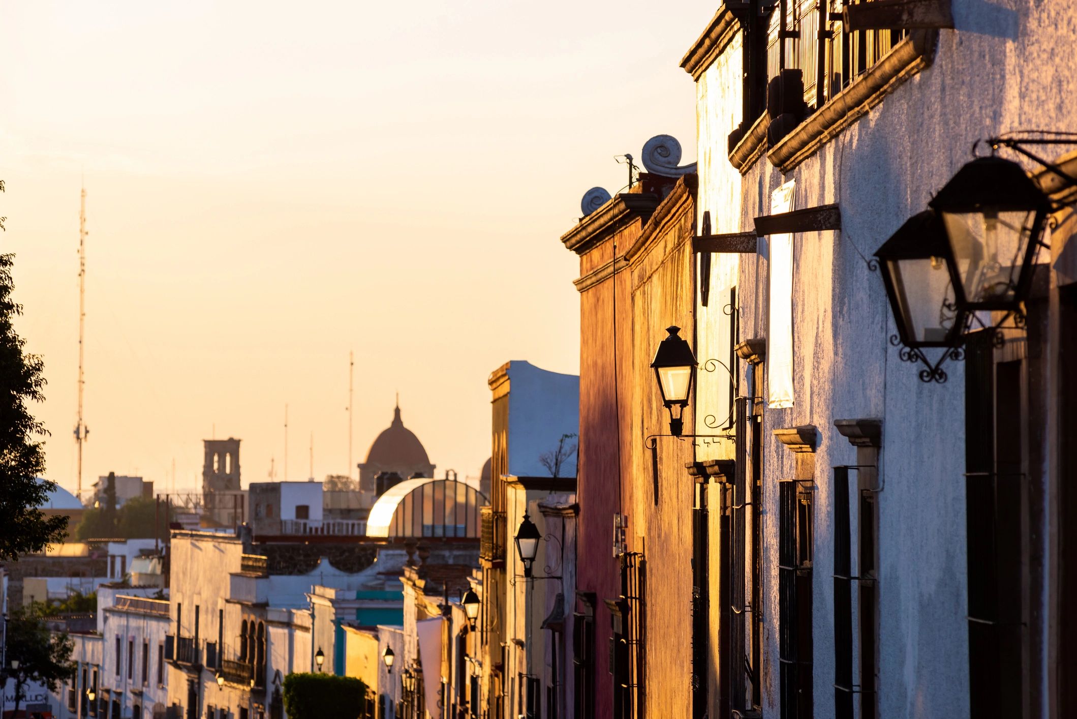 Calle de una comunidad mexicana para representar conectividad local