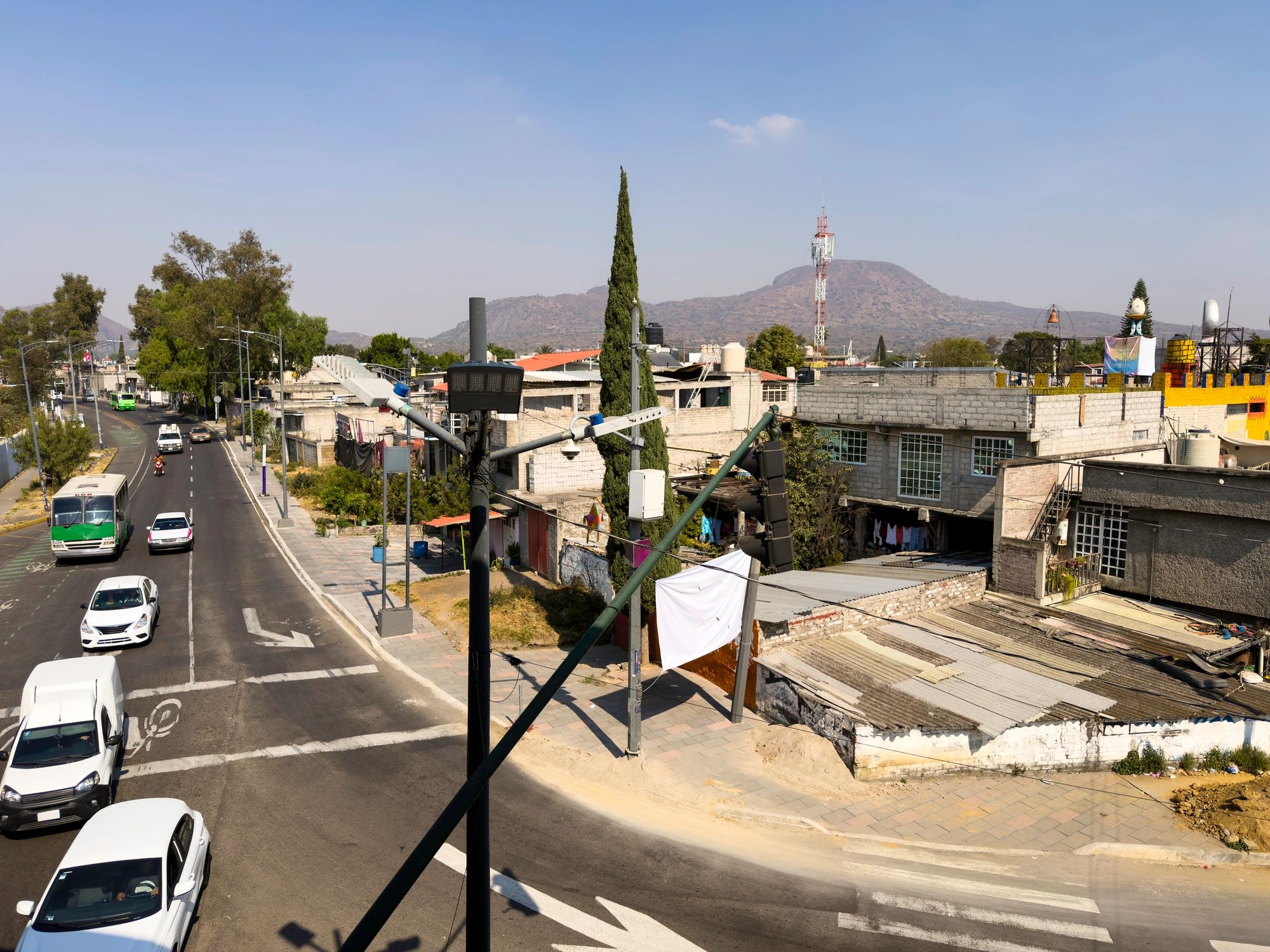 Panorama urbano de México para representar zonas de cobertura